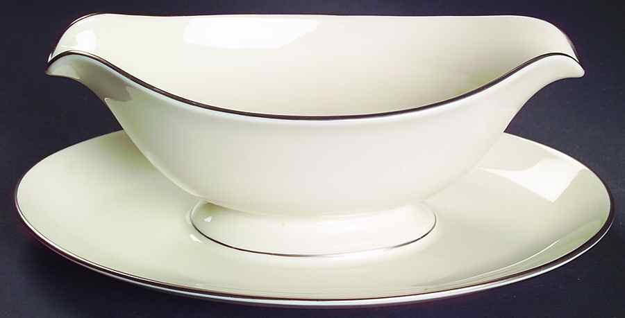 Eventide Gravy Boat with Attached Underplate by Westport-1