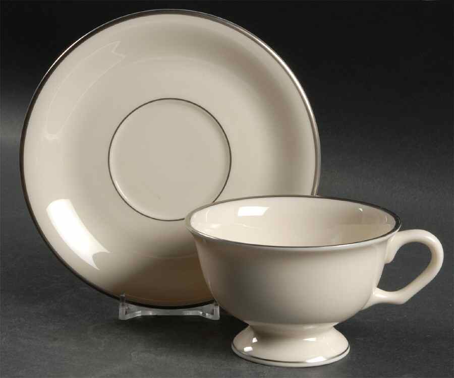 Eventide Footed Cup & Saucer Set by Westport-1