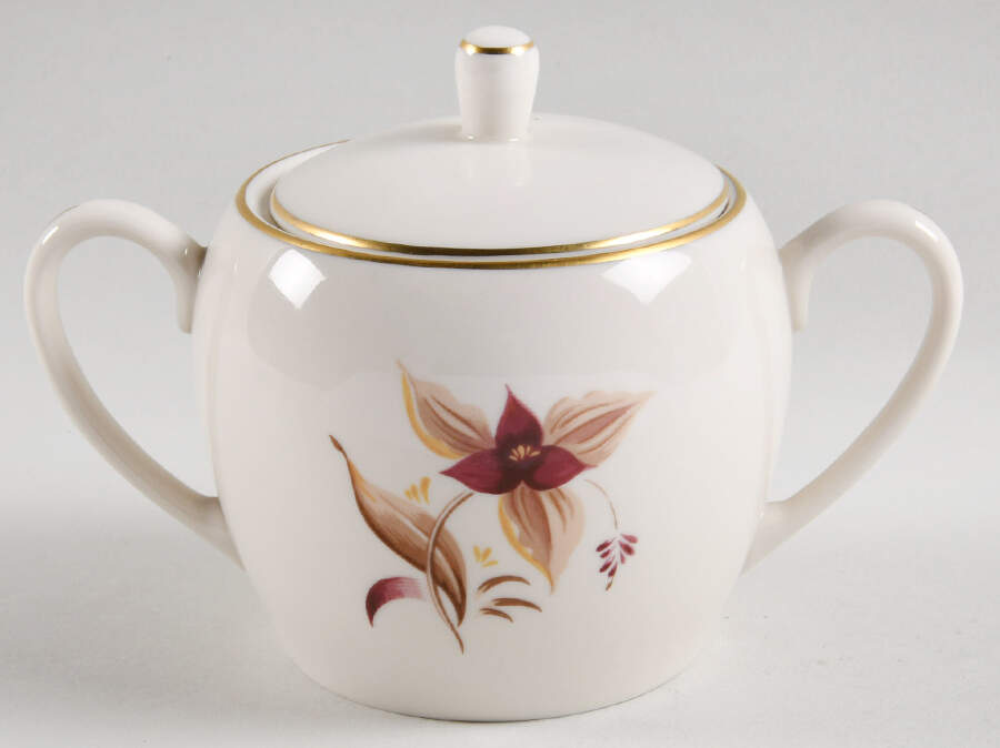Trillium Sugar Bowl & Lid by Westport-1