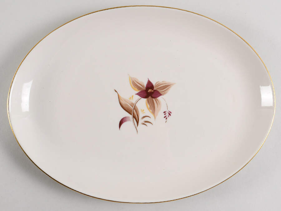 Trillium 12" Oval Serving Platter by Westport-1