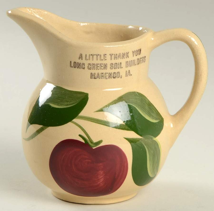 Apple Creamer by Watt Pottery-1