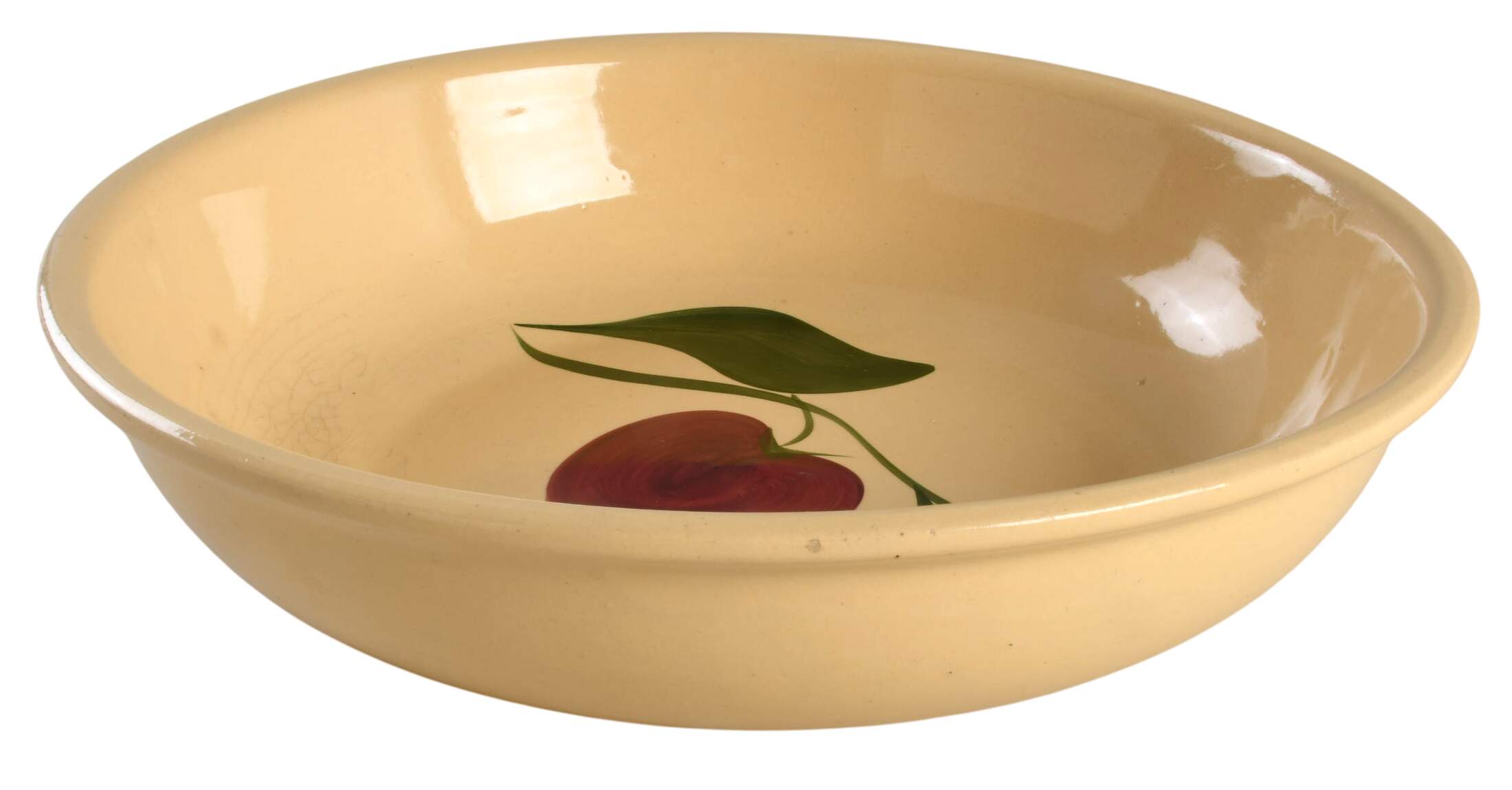 Apple Large Open Apple Pasta Bowl by Watt Pottery-1