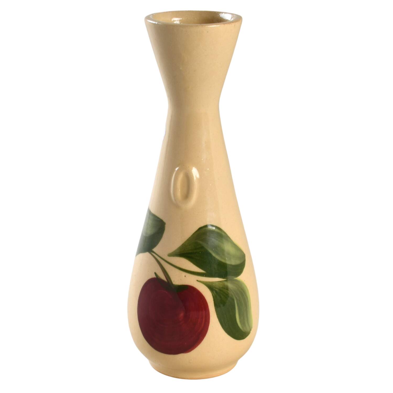 Apple Oil Cruet No Stopper by Watt Pottery-1