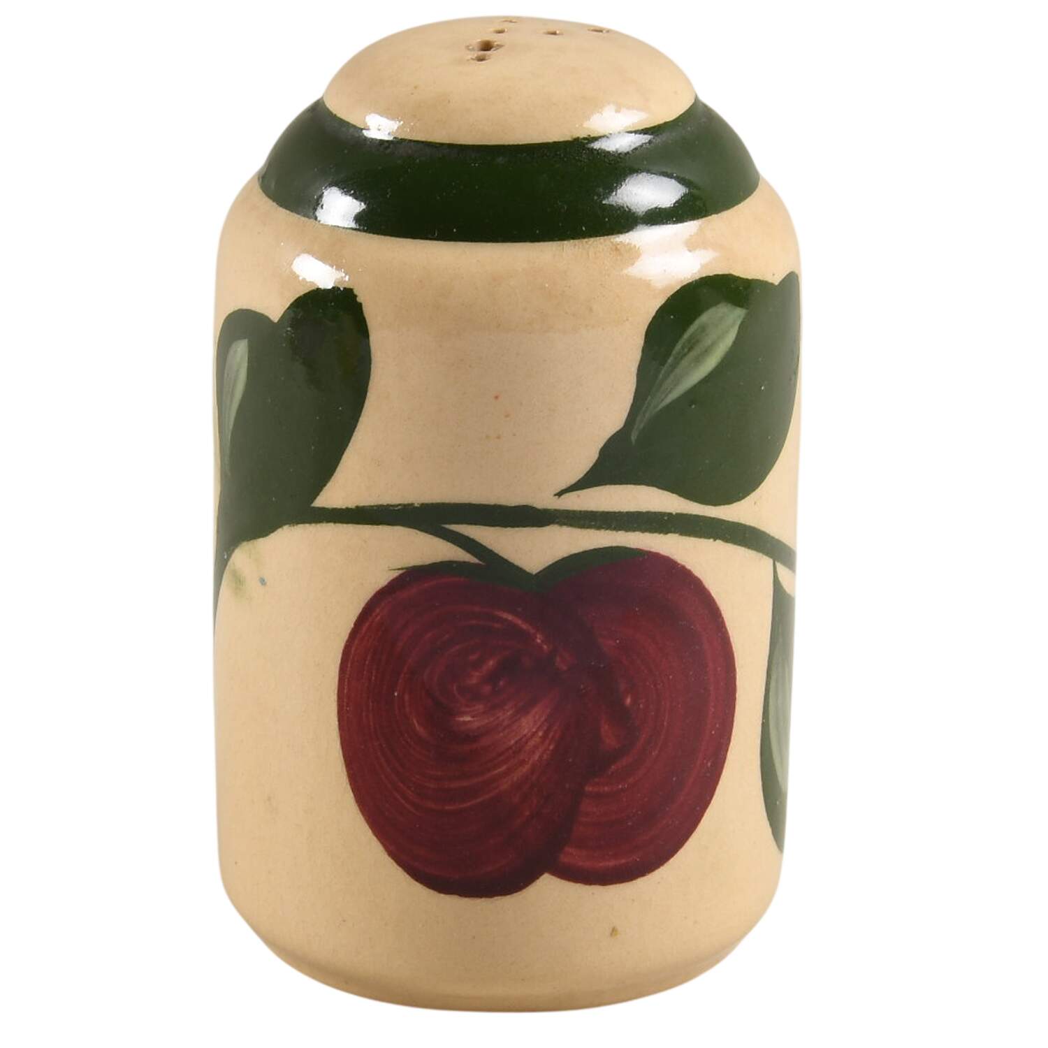 Apple Barrel Shape Pepper Shaker by Watt Pottery-1