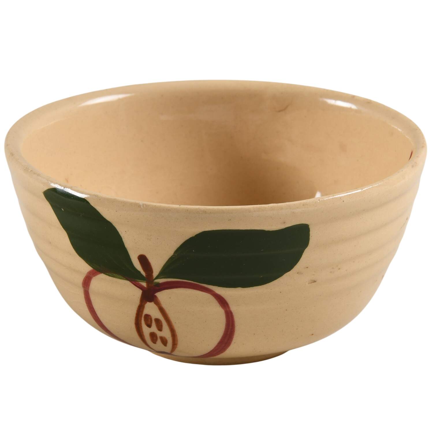 Apple 6" Open Apple Mixing Bowl by Watt Pottery-1