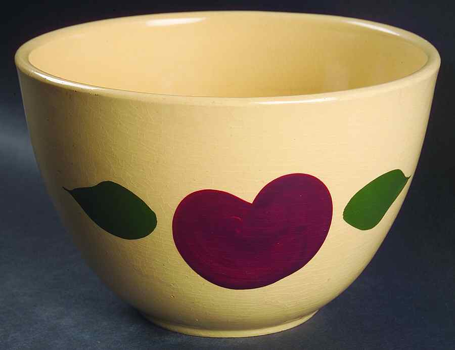 Apple Reduced Apple Deep Mixing Bowl by Watt Pottery-1