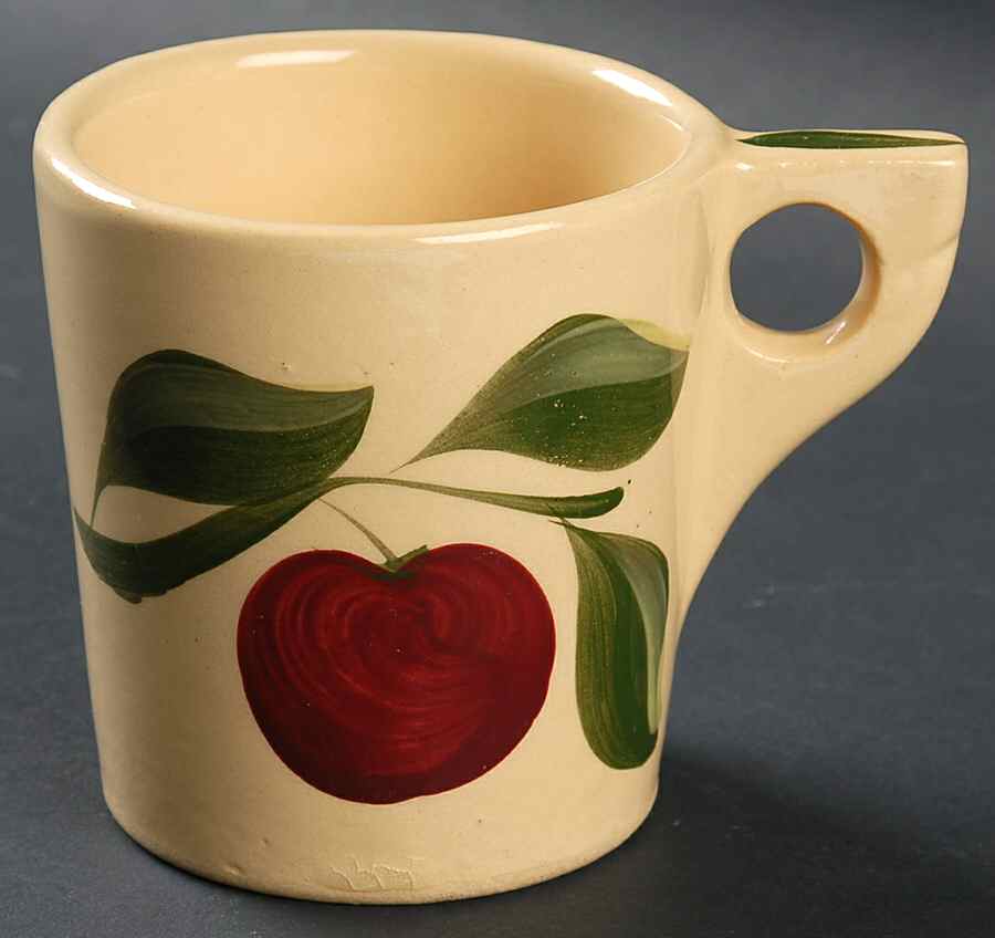 Apple Tall Mug by Watt Pottery-1