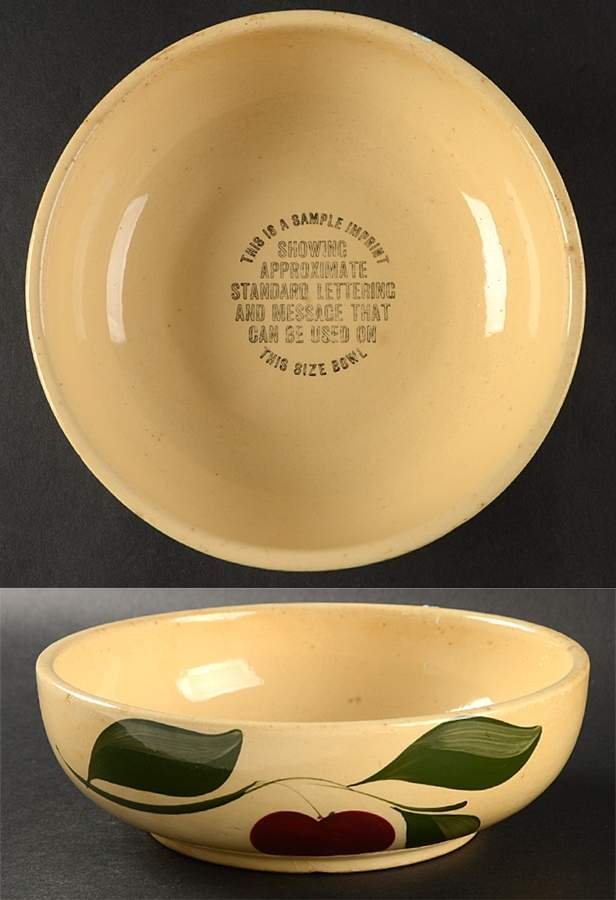 Apple Round Covered Baker No Lid by Watt Pottery-1