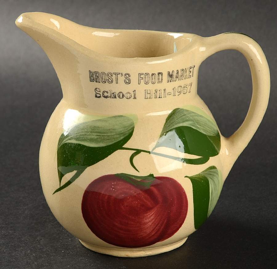 Apple Creamer by Watt Pottery-1