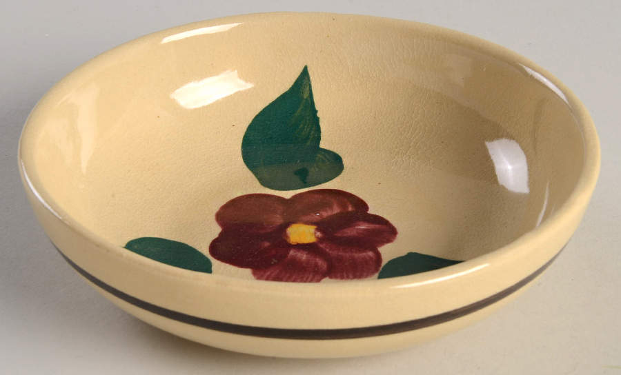 Rio Rose Coupe Cereal Bowl by Watt Pottery-1