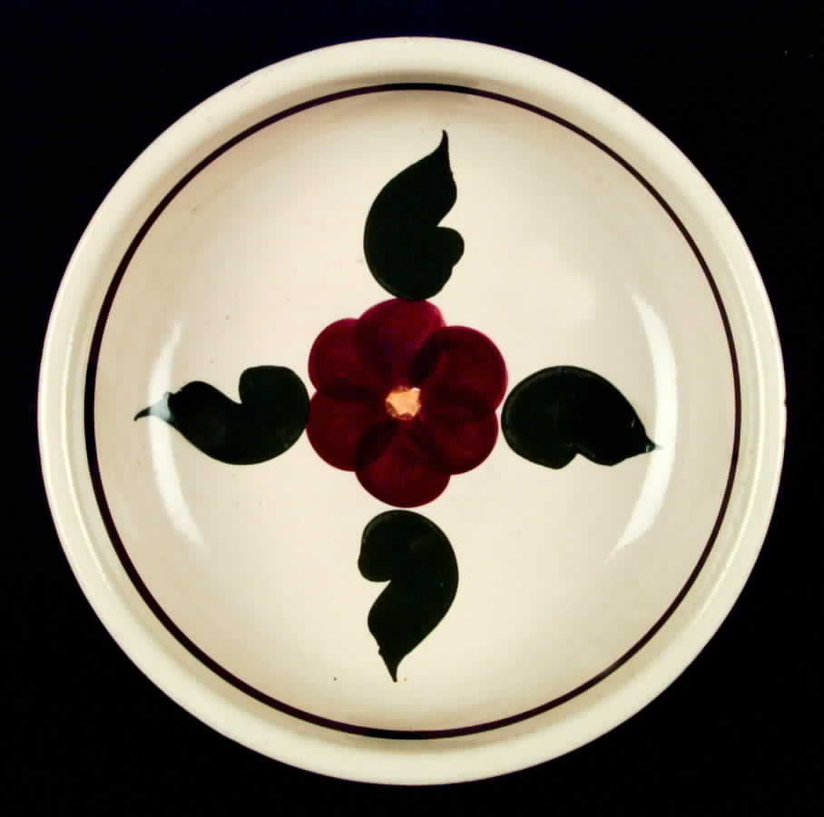 Rio Rose Pasta/Salad Serving Bowl by Watt Pottery-1