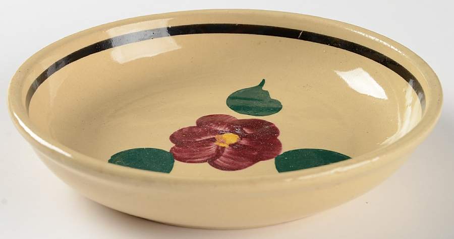 Rio Rose Spaghetti Plate by Watt Pottery-1