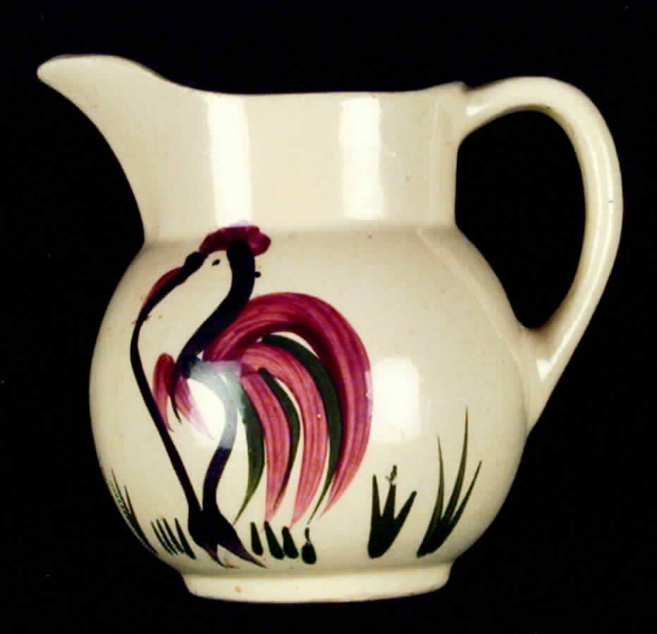 Rooster Creamer by Watt Pottery-1