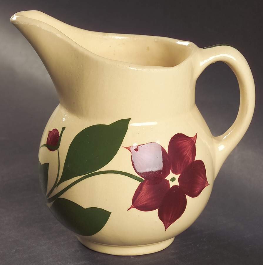 Starflower 16 Oz Pitcher by Watt Pottery-1