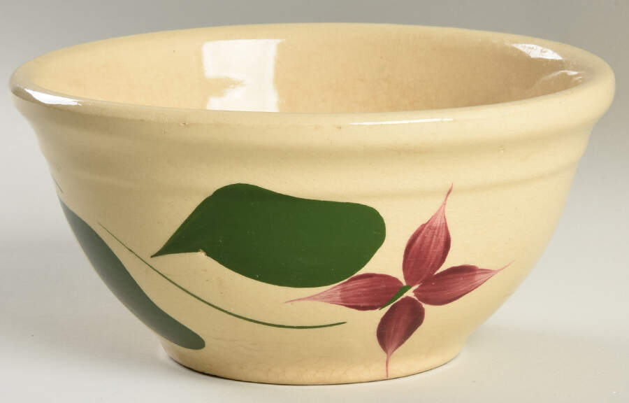 Starflower 7" Mixing Bowl by Watt Pottery-1