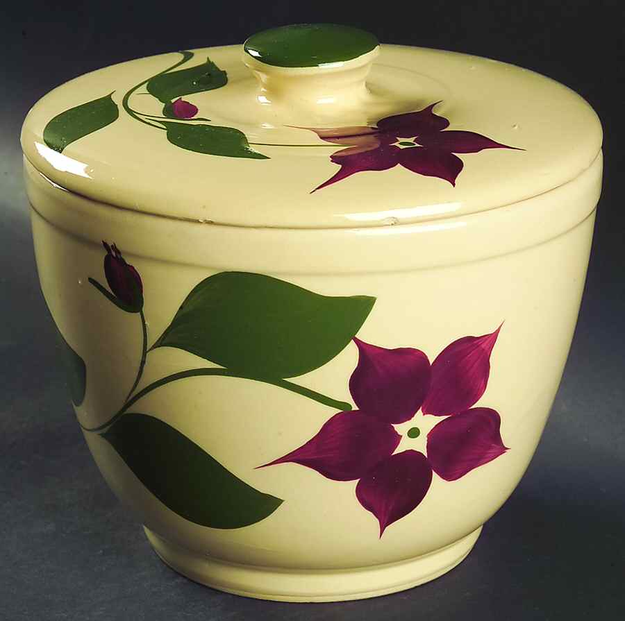 Starflower Ice Bucket & Lid by Watt Pottery-1