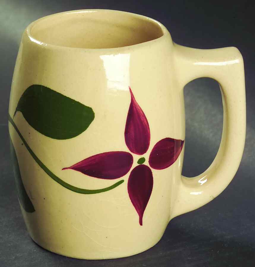 Starflower Tall Mug by Watt Pottery-1