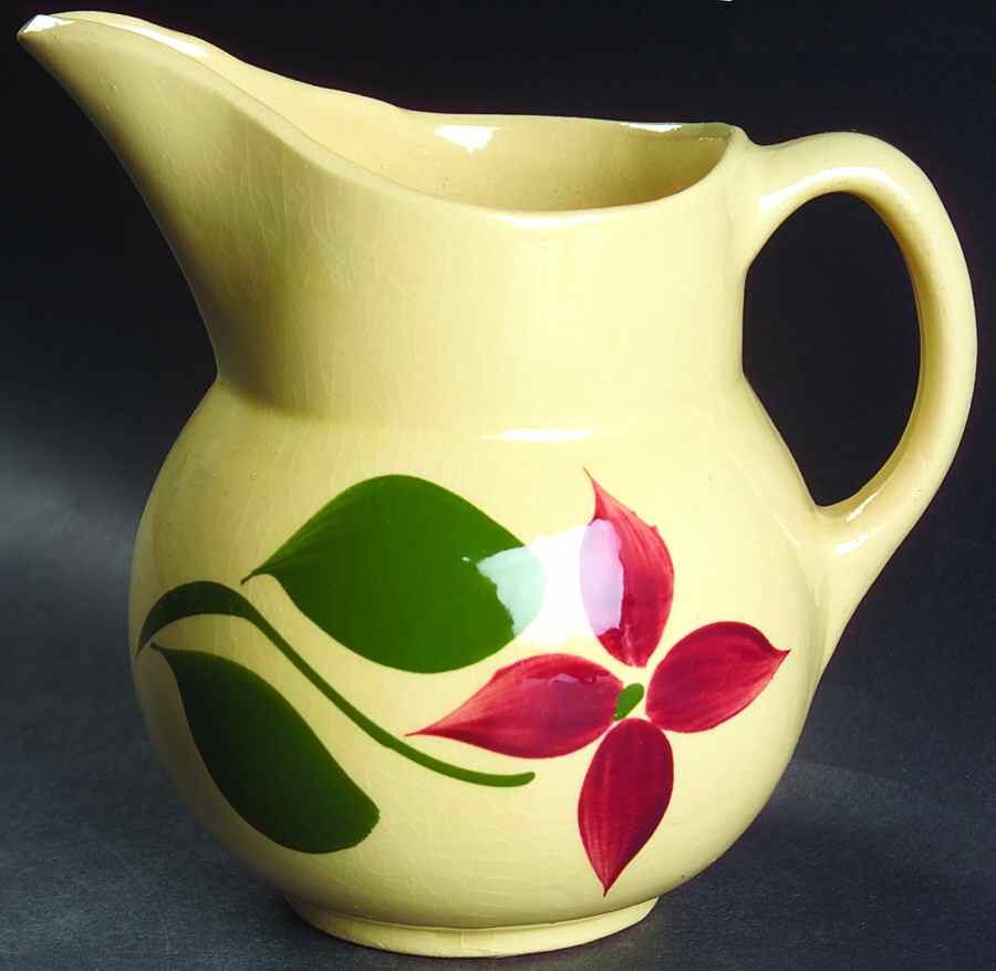 Starflower 16 Oz Pitcher by Watt Pottery-1