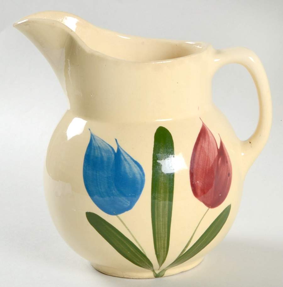 Tulip 40 Oz Pitcher by Watt Pottery-1