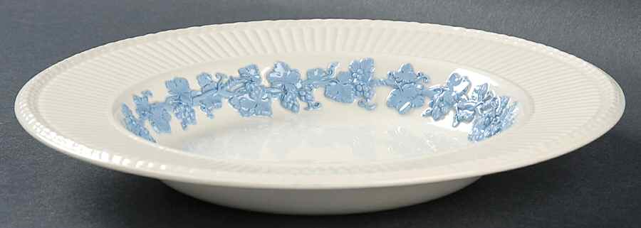 2804 (Edme, Blue Grapes) Rim Soup Bowl by Wedgwood-1