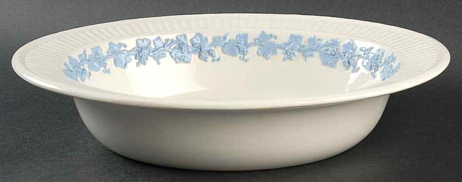 2804 (Edme, Blue Grapes) 10" Oval Vegetable Bowl by Wedgwood-1