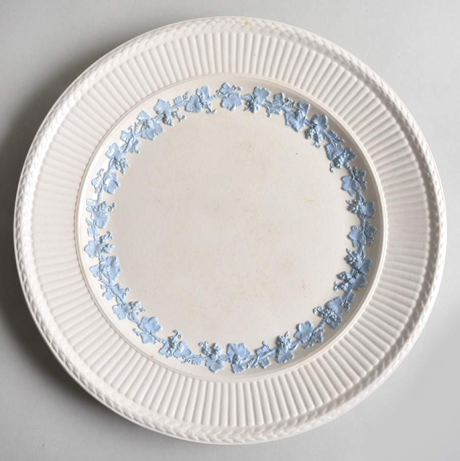 2804 (Edme, Blue Grapes) 12" Chop Plate (Round Platter) by Wedgwood-1