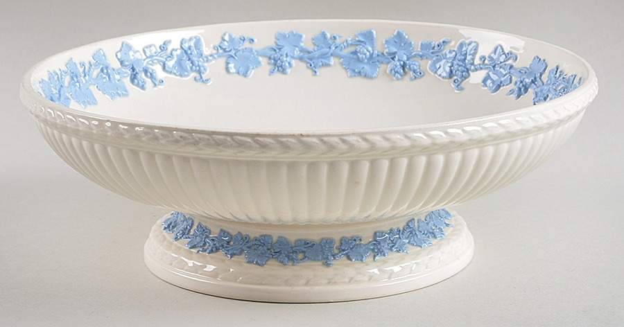 2804 (Edme, Blue Grapes) 9" Footed Bowl by Wedgwood-1