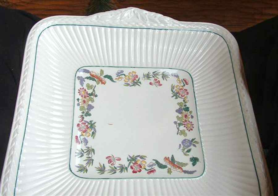 A6463-AK6463 Square Handled Cake Plate by Wedgwood-1