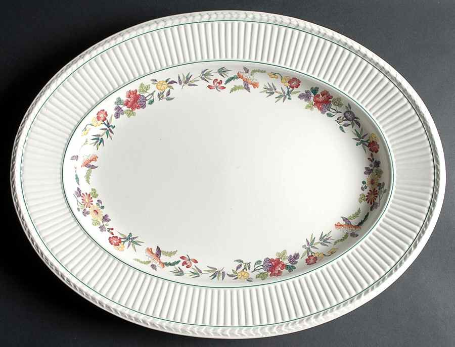 A6463-AK6463 17" Oval Serving Platter by Wedgwood-1