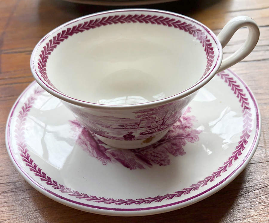 A6623 Footed Cup & Saucer Set by Wedgwood-1