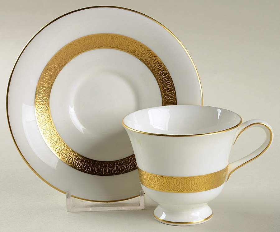 Adelphi Footed Demitasse Cup & Saucer Set by Wedgwood-1