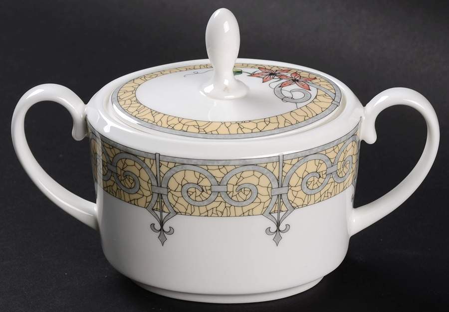 Aegina Sugar Bowl & Lid by Wedgwood-1