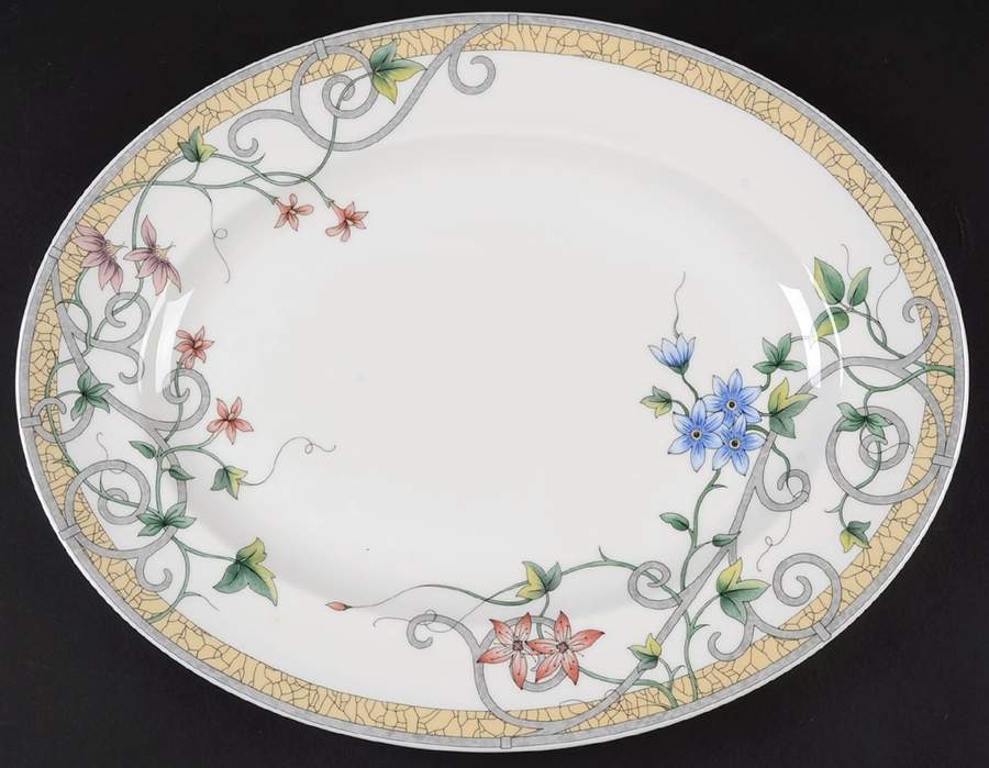 Aegina 14" Oval Serving Platter by Wedgwood-1