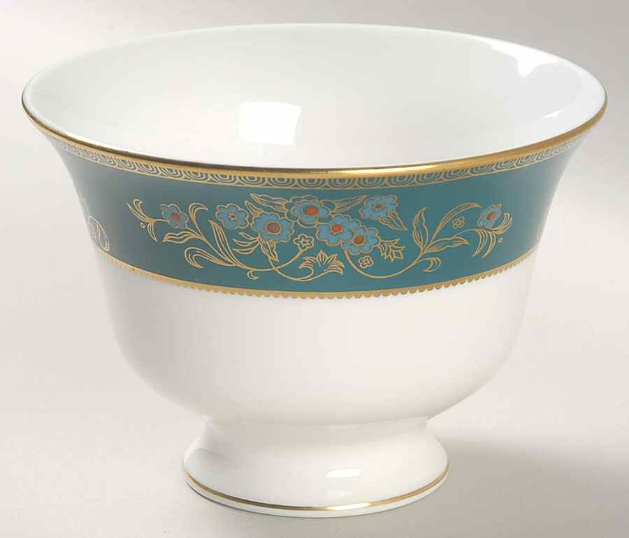 Agincourt Blue Open Sugar Bowl by Wedgwood-1