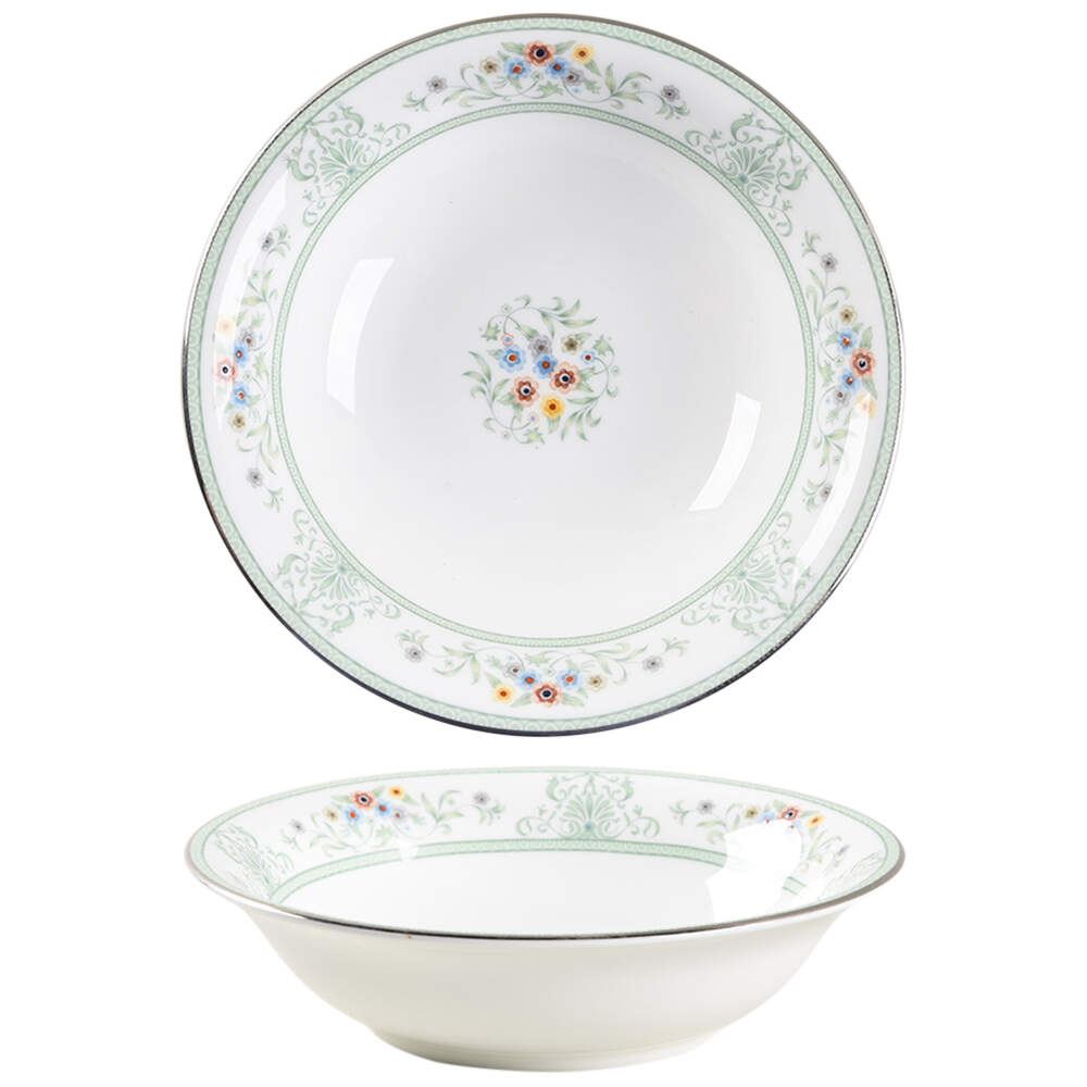 Agincourt Green Coupe Cereal Bowl by Wedgwood-1