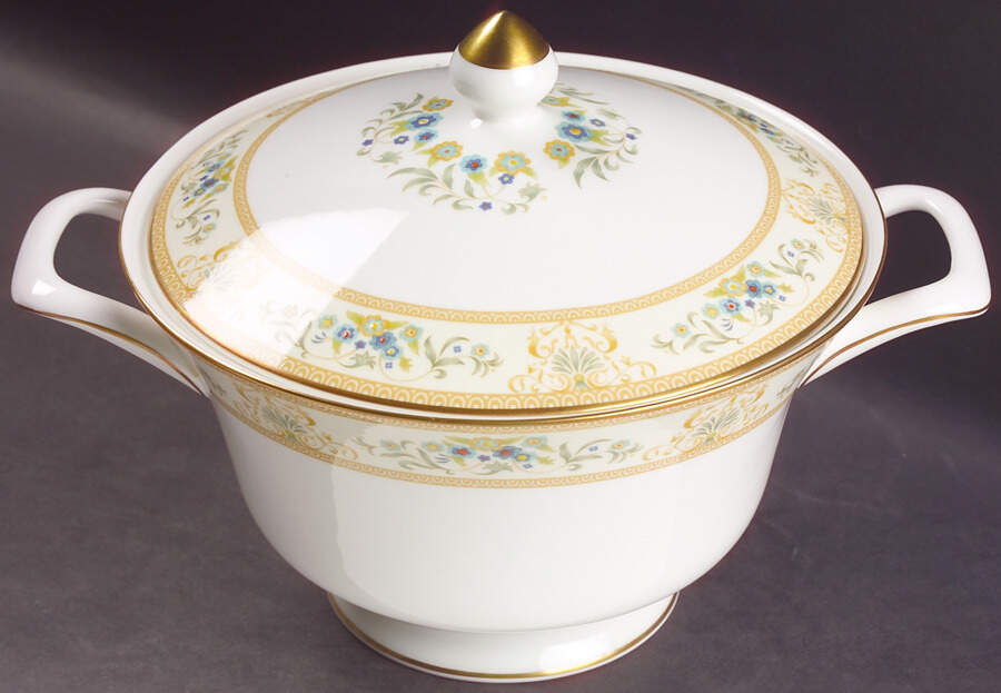 Agincourt Ivory Round Covered Vegetable by Wedgwood-1