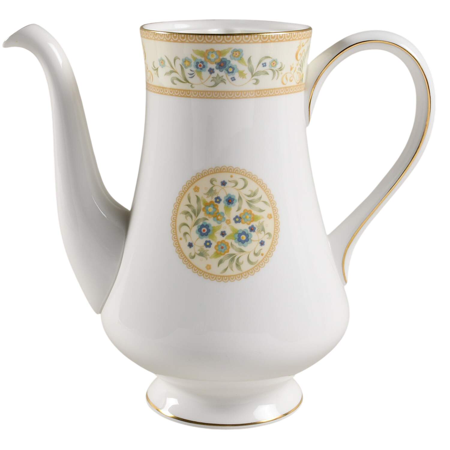 Agincourt Ivory Coffee Pot No Lid by Wedgwood-1