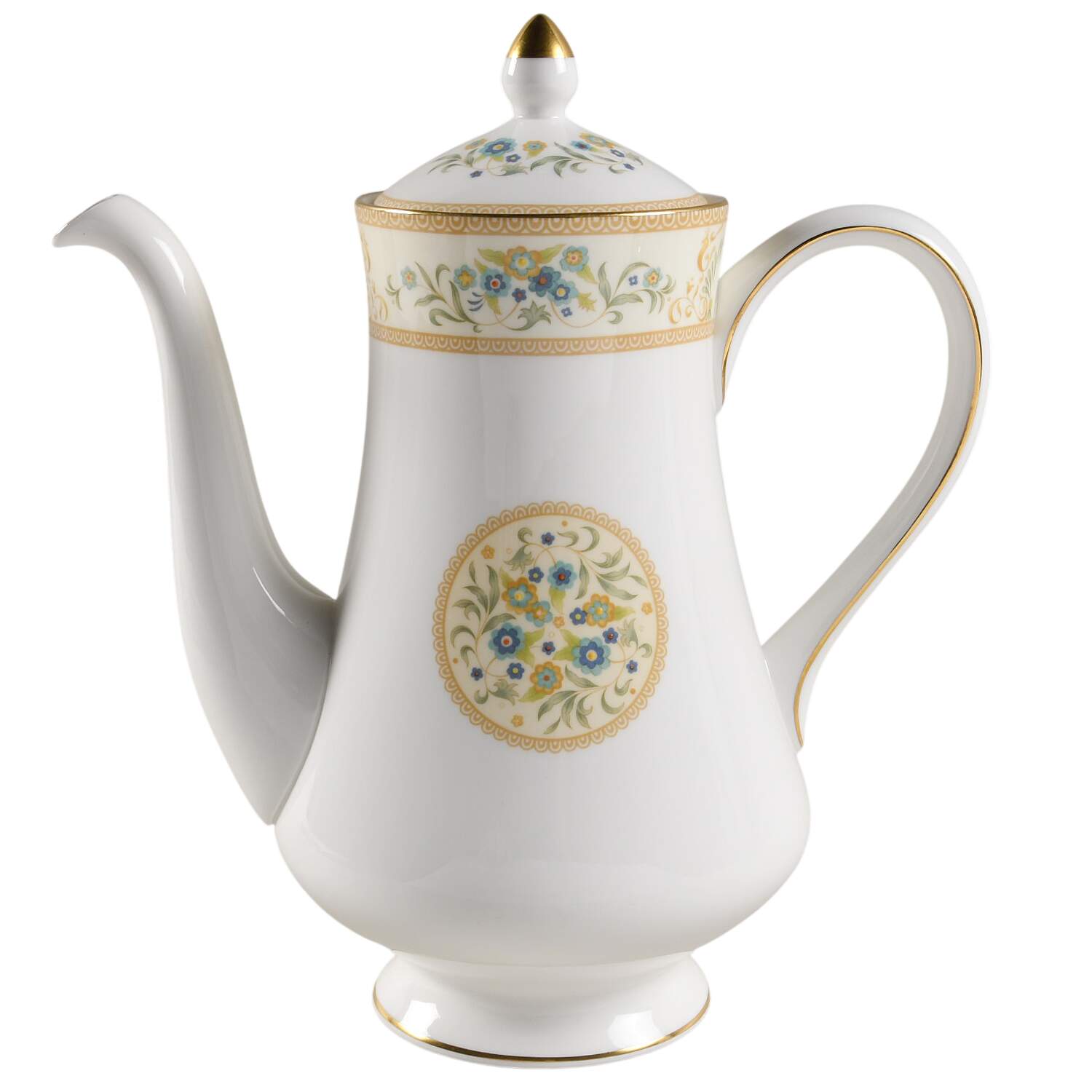 Agincourt Ivory Coffee Pot & Lid by Wedgwood-1