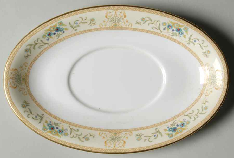 Agincourt Ivory Underplate for Gravy Boat by Wedgwood-1