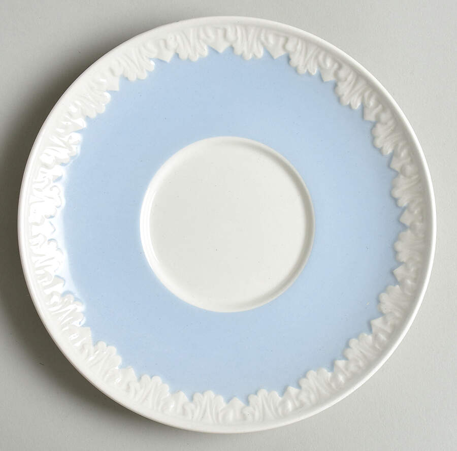 Albion Corinthian Blue Saucer for Cream Soup Bowl by Wedgwood-1