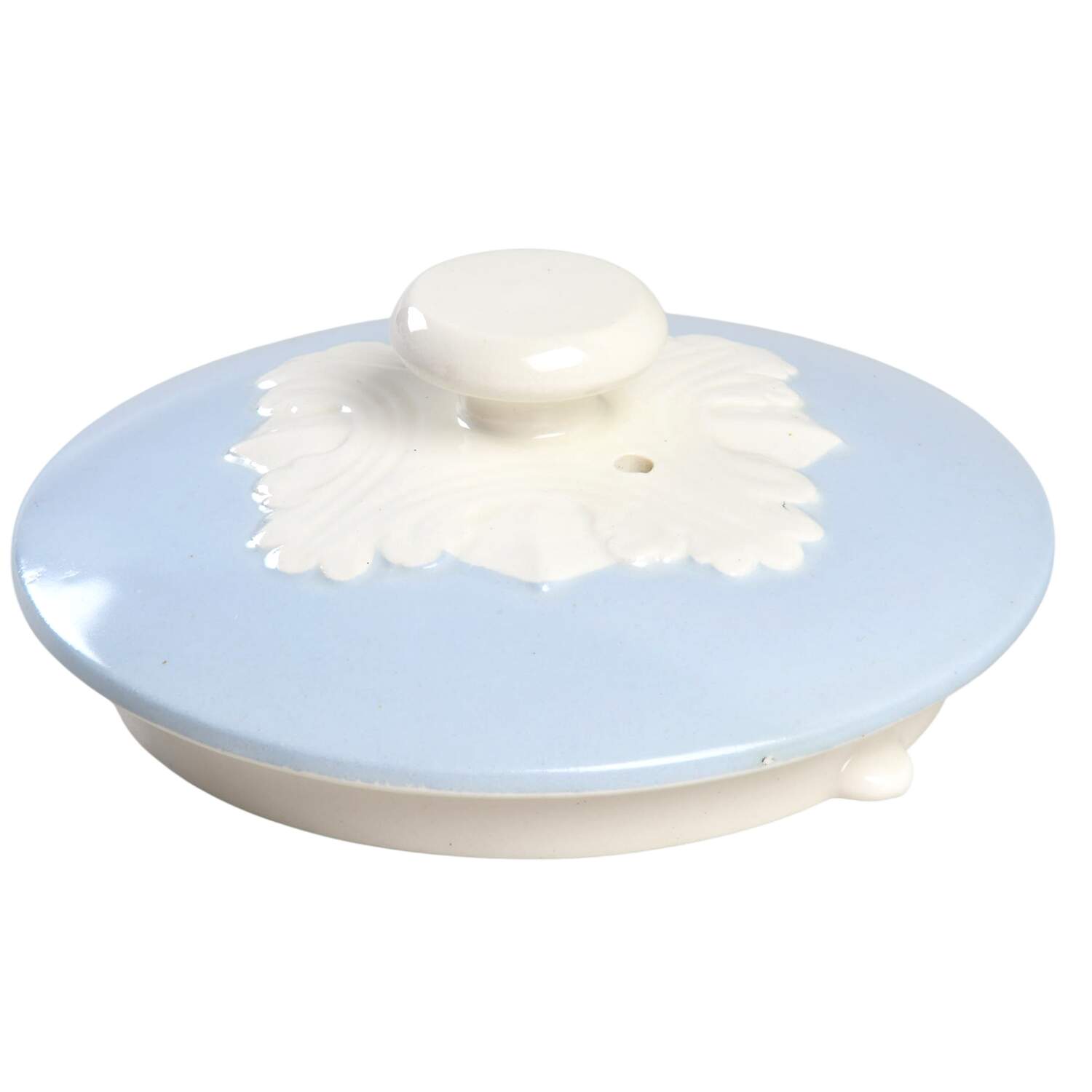 Albion Corinthian Blue Lid for Teapot by Wedgwood-1