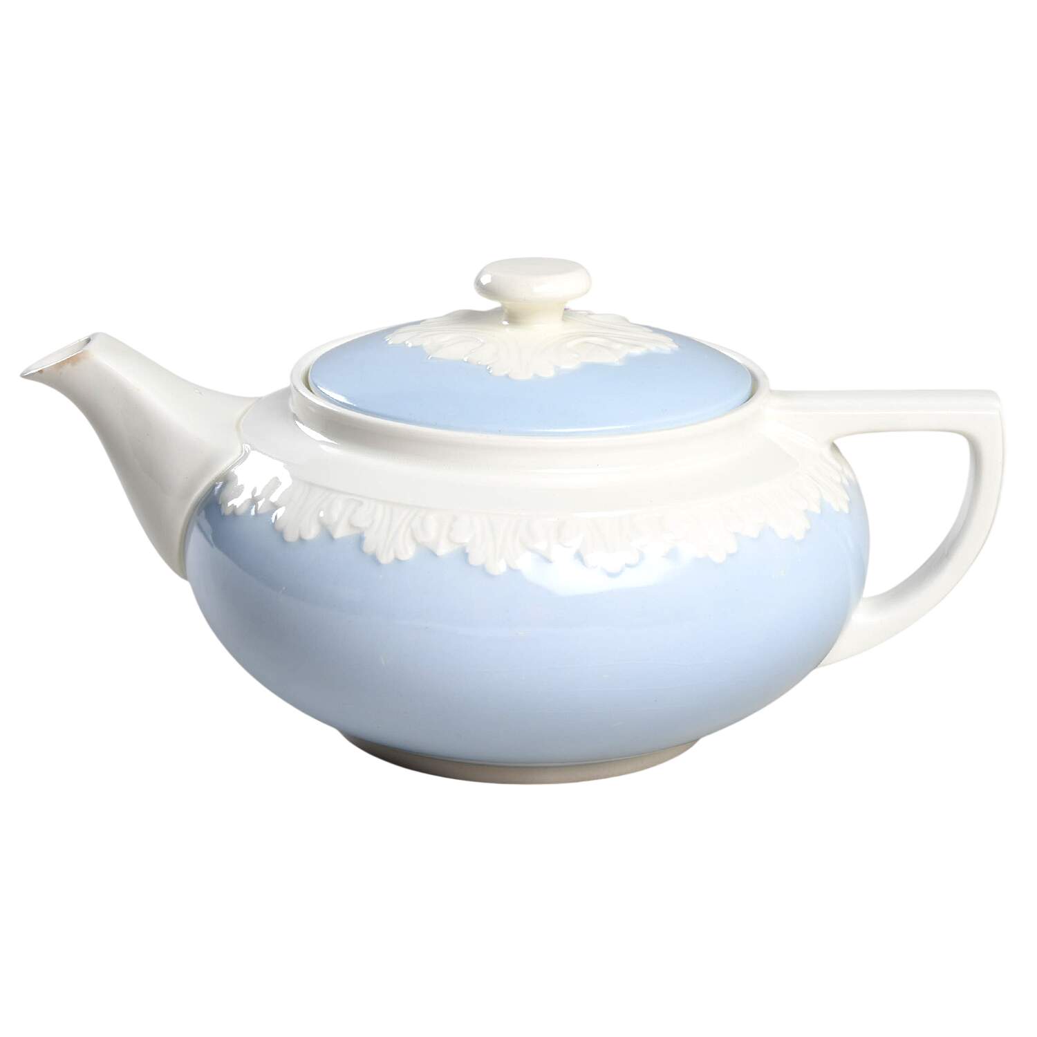 Albion Corinthian Blue Teapot & Lid by Wedgwood-1