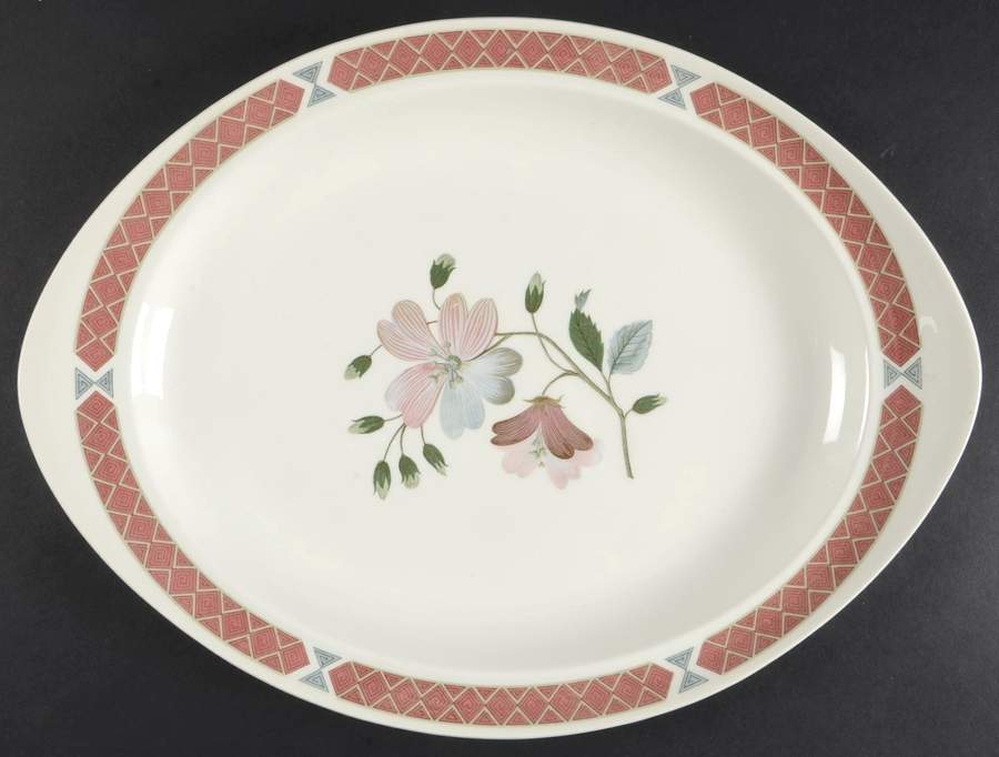Albany 14" Oval Serving Platter by Wedgwood-1