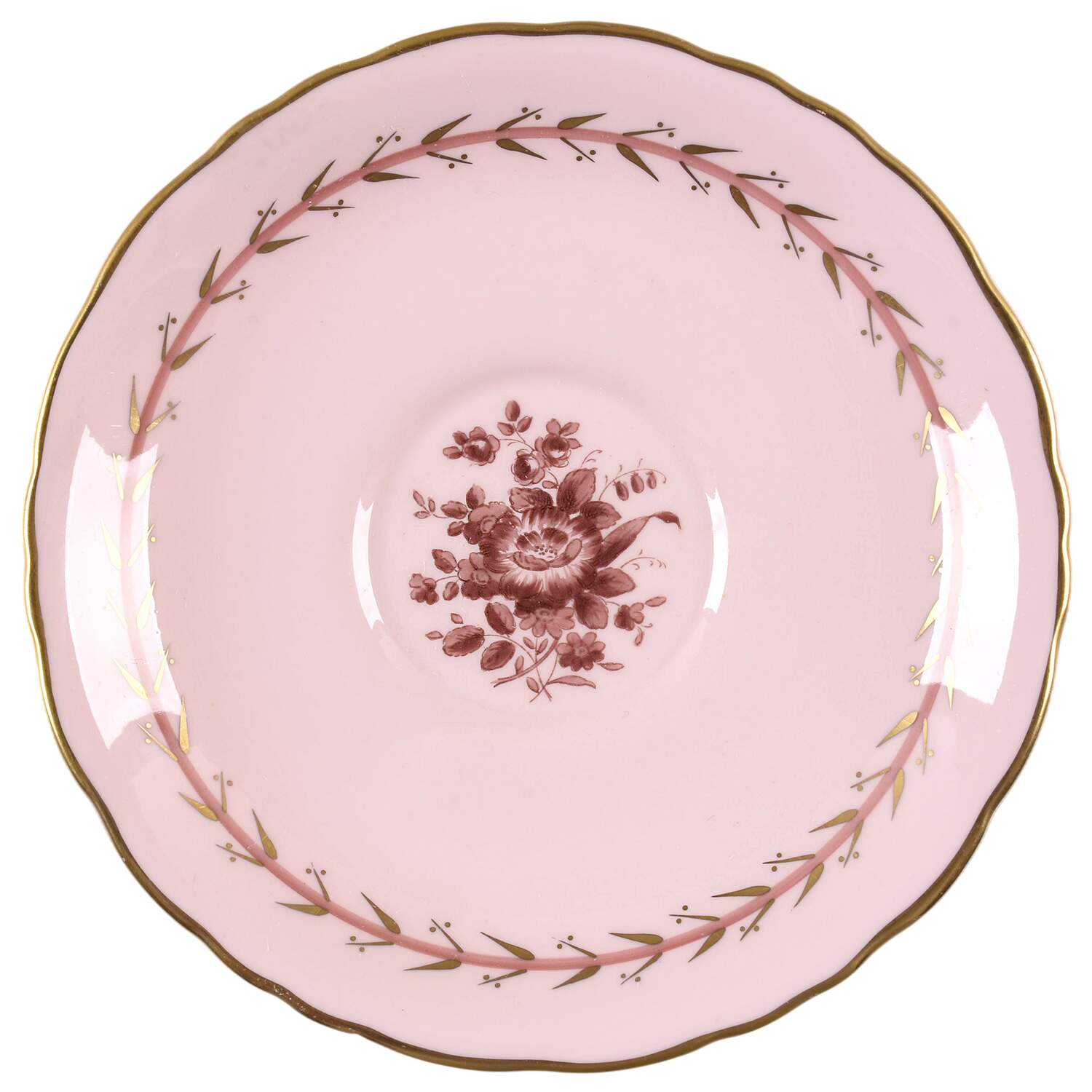 Mayfair (W3343, Alpine Pink) Saucer by Wedgwood-1