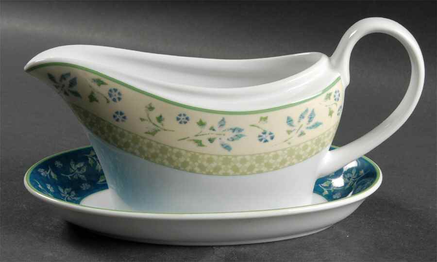 Alpine (New, 1997) Gravy Boat & Underplate by Wedgwood-1