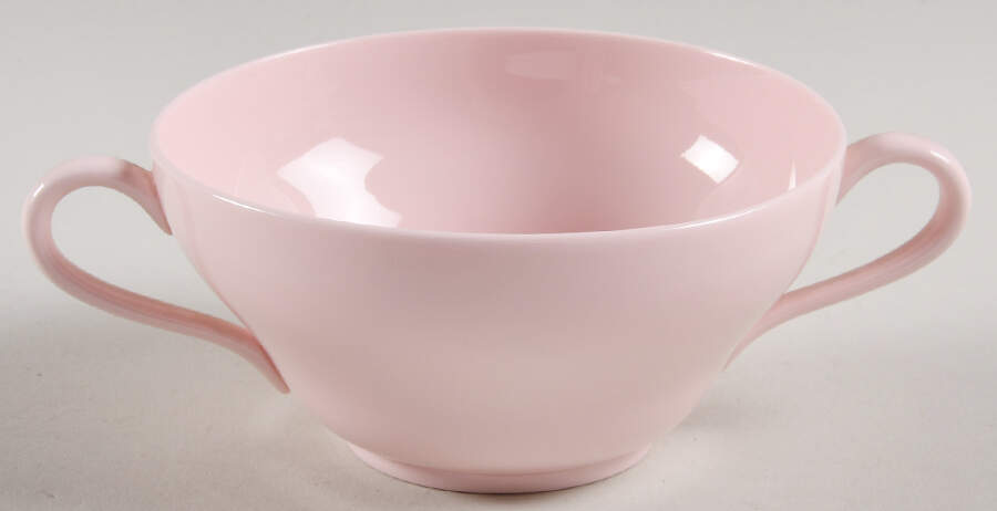 Alpine Pink (No #, No Design) Cream Soup Bowl by Wedgwood-1