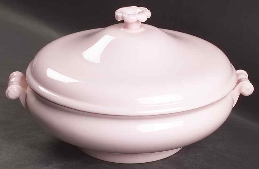 Alpine Pink (No #, No Design) Round Covered Vegetable by Wedgwood-1