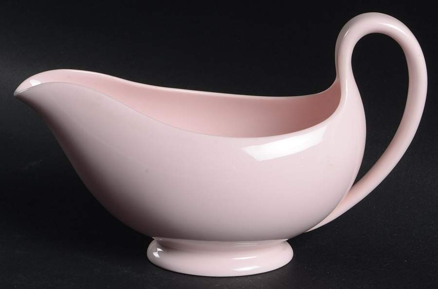 Alpine Pink (No #, No Design) Gravy Boat by Wedgwood-1