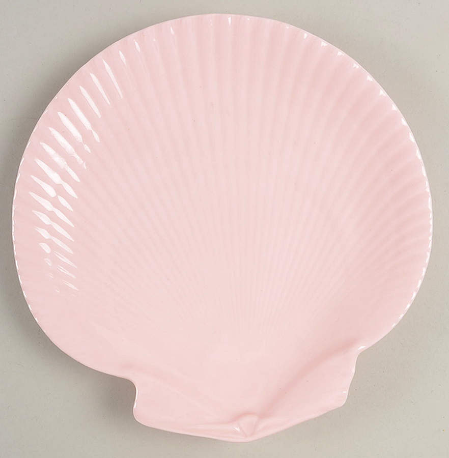 Alpine Pink (No Design, No#, Smooth) Shell Shaped Dish by Wedgwood-1