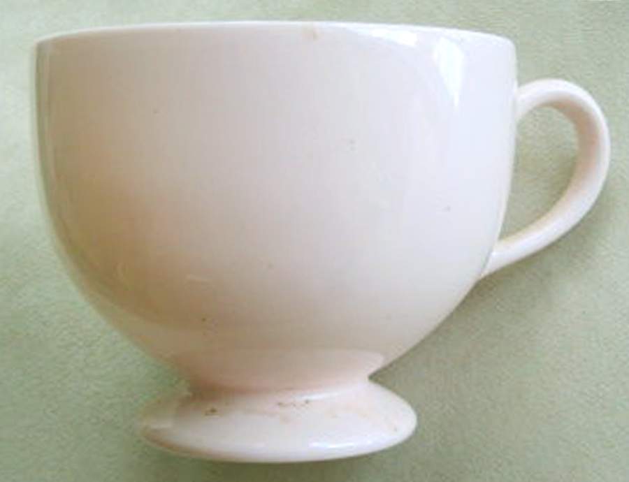 Alpine Pink (No Design, No#, Smooth) Leigh Shape Footed Cup by Wedgwood-1